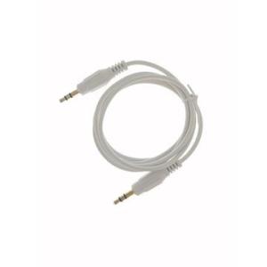 Quality White PVC External 3.5MM Aluminum Alloy Shell Male To Male Audio Cable More Durable Transmit Better Sound wholesale