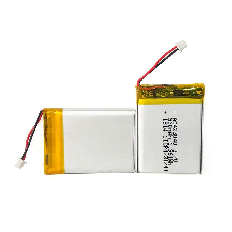 PL423040 Small Lipo 3.7 V Lithium Polymer Battery Pack 530mAh