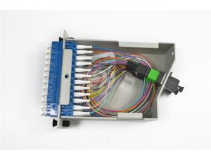 Quality 24 Cores Fiber Optic Patchcord MPO / MTP Cassette 6.0mm Fiber Jacket 50db Return Loss wholesale