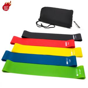 Quality Non Toxic Anti Tear Tpe Resistance Bands 35LB Yoga Resistance Loop wholesale
