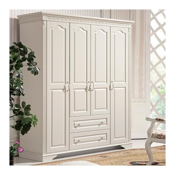 MR HDF Board Wooden Wardrobe Closet for Bedroom Large Storage Space and Durable