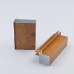 Wood Grain 10mm Aluminium Kitchen Profiles For Decorations