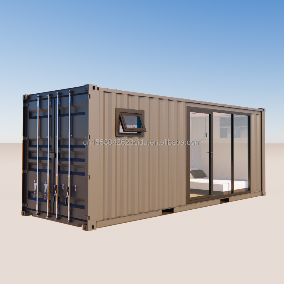 Container House with Extendable Design and 50/75/100mm Wave Sandwich Panel Walls