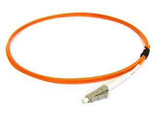 Quality Duplex LC Mulitimode Fiber Optic Pigtail with Orange Aqua Cable , OFNP OFNR Jacket wholesale