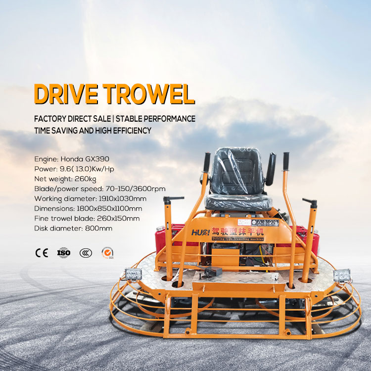 Powerful Honda GX690 Engine Walk Behind Concrete Power Trowel for Versatile Finishing