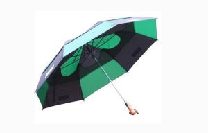 Quality Vented Large Strong Fold Up Umbrella Fiberglass Shaft Safe Slider/Runner wholesale