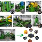 Popular Waste Tire Shredder / Used Car Tires Recycling Machine