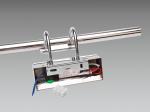 Bathroom LED Mirror Light Stainless Steel / Metal / Acrylic Material For