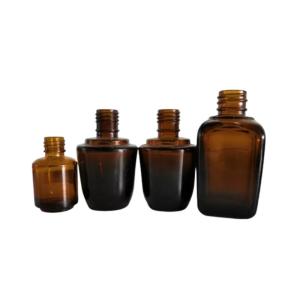 Quality Cosmetics 50ml Brown Dropper Bottles With Childproof / Pilfer Proof Cap wholesale