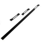 220mm Aluminium Furniture Handles Black Sliding Cupboard Door Handles