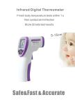 CE Digital Thermometer Gun Non Contact Infrared Thermometer For Body Temperature