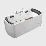 Cold Plunge Freestanding Acrylic Jetted Bathtub Pool 72 Inch Customized