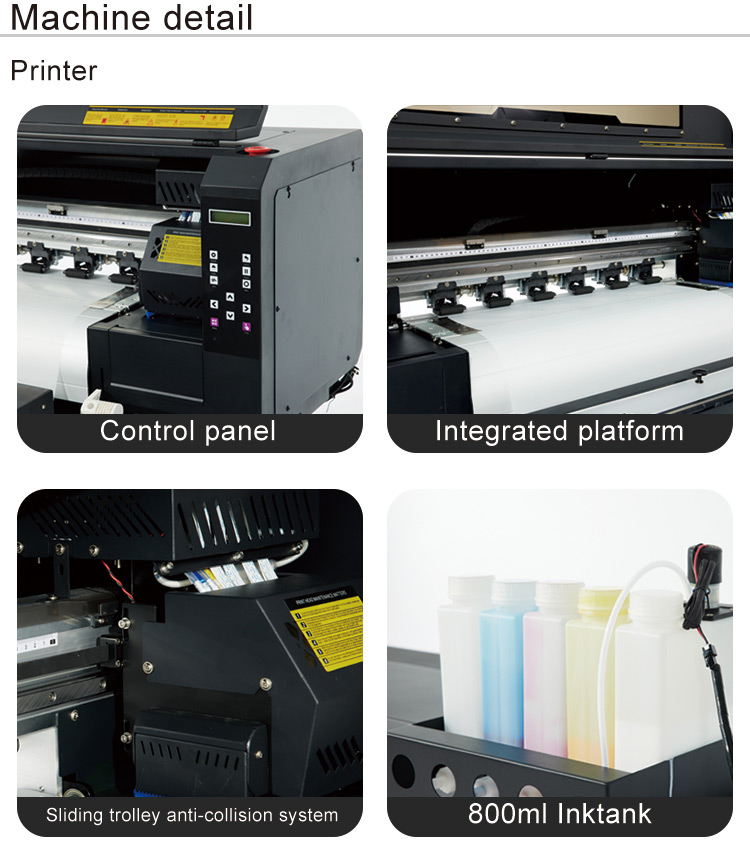 60cm Uv Dtf Printer I3200 Print Head T-Shirt For PET Film Custom Shirt Printing