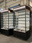 Supermarket multi-deck open chiller fruit vegetable display cooler