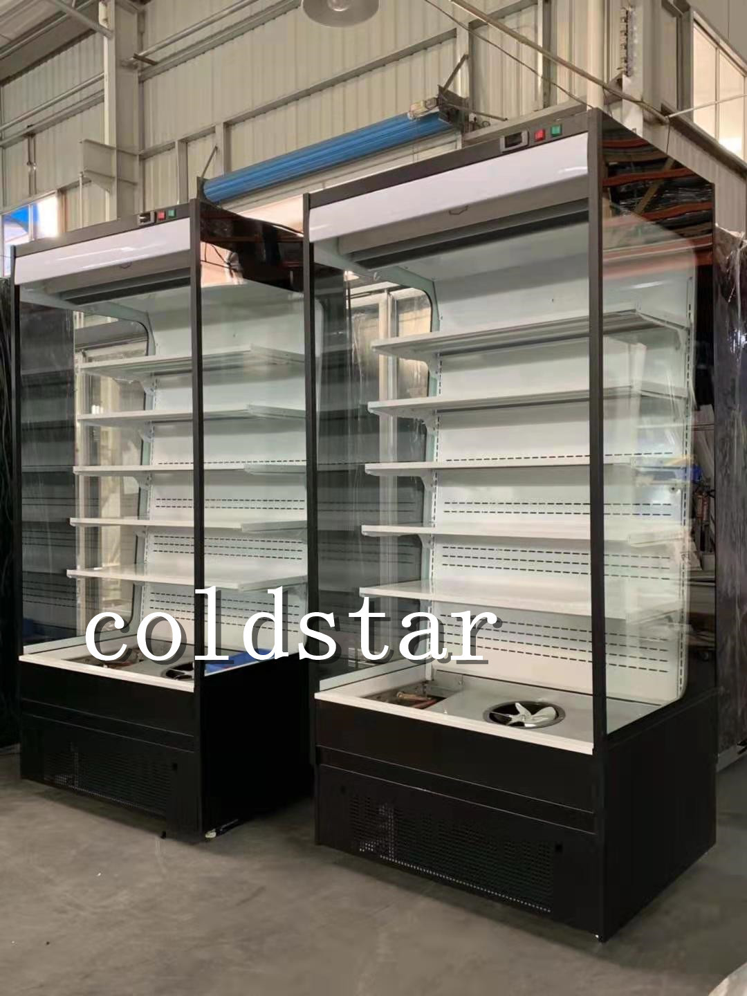 Fruit Display Refrigerator Supermarket Multi-deck Open Display Chiller For Sale