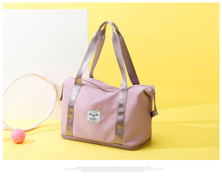 Sports Gym Duffle Bags Tote Gym Bag 15.6 Inch Weekender Overnight Bag For Women