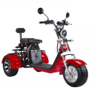 Quality Red Green Three Wheel Electric Mobility Scooter For Adults Street Legal 60-80km 2000W wholesale