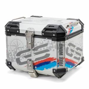 Quality Quick Release Locking System Motorcycle Top Box 45l Aluminium Adventure Bike Tail Cases wholesale