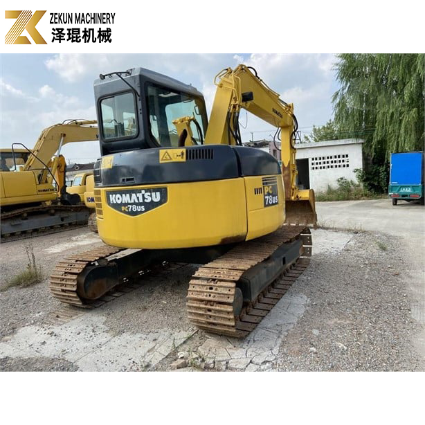 Used Komatsu PC78 Excavator 7ton PC78US-6 with 0.28m3 Bucket Capacity and 37KW Power