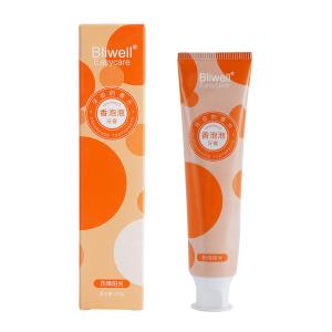 Quality Customized Orange Fruit Flavor Toothpaste Anti Cavity Freshing Breath wholesale