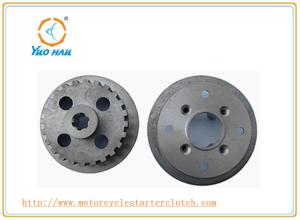 Quality Three Wheeler Motorcycle Clutch Hub Silver Color ADC12 Material For TVS MAX100 wholesale