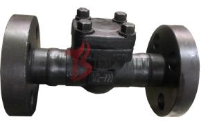 Quality A105N Welded Flanged Swing Check Valve Forged Steel Valves 0.5in 900LB Bolted Bonnet Type H44 wholesale