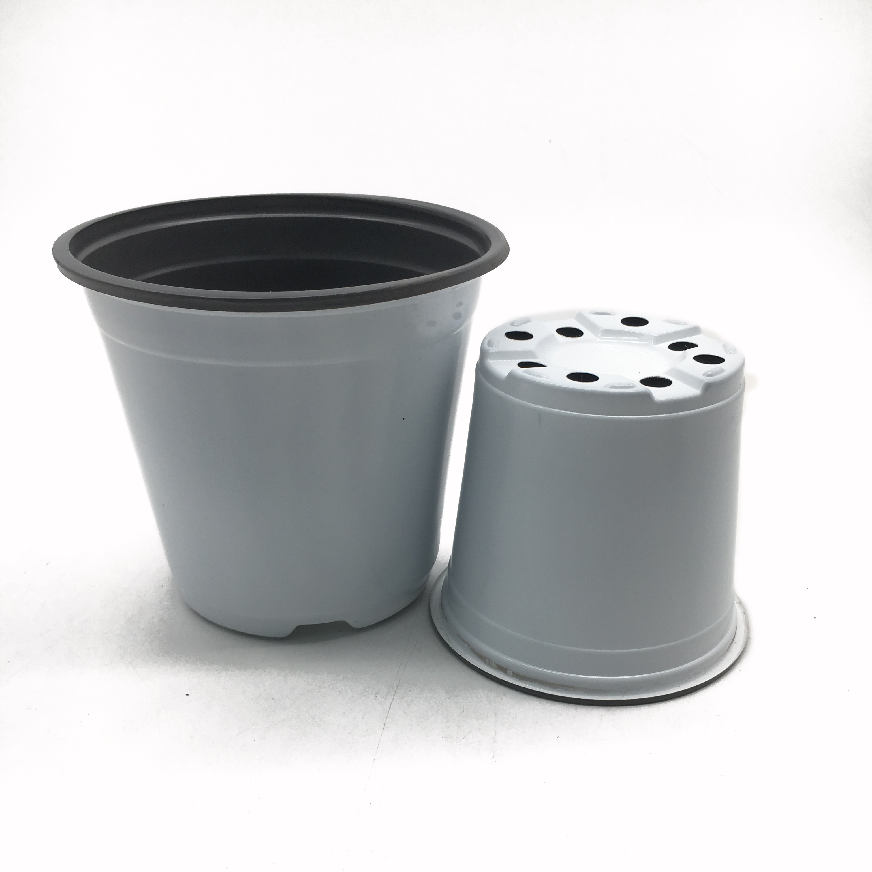 High quality red color plastic flower pot