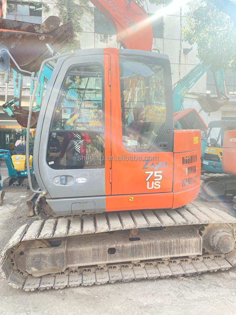 hydraulic excavator used Hitachi zx 75/second hand Hitachi zx75 on sale