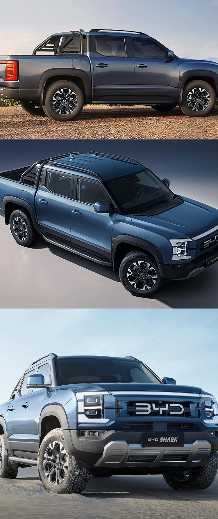 BYD Shark Pickup Truck Electric EV Car New Energy Vehicle Plug-in Hybrid