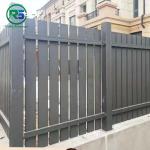 Vertical Slat Contemporary Aluminum Fence Customized Design Colour