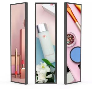 Quality 36 Inch Stretched LCD Display Shelf Edge Ultra Wide Shelf Shopping Mall Clothes Store wholesale