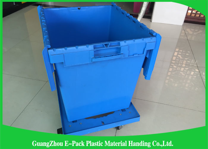 Heavy Duty Big Plastic Shipping Containers With Attached Lids