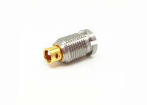 Quality Coaxial Crimp Straight Bulkhead SUS SMP Male Connector wholesale