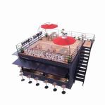 Prefabricated Pop up Container Restaurant Shop Street Food Kiosk with Galvanized