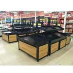 Metal Fruit And Vegetables Shelves Heavy Duty Supermarket Rack