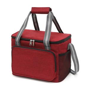 Quality Thermal Cooler Lunch Bags In 15L Aluminum Foil Thick Ice Pack Red wholesale