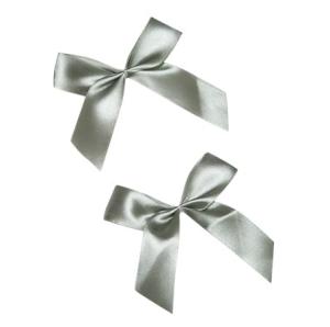 Quality High End Glitter Decorative SGS 2 Inch Personalized Satin Ribbon Gift Bows For Gift Box wholesale