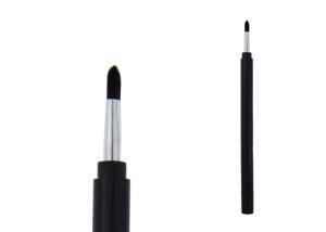 Quality Single Silicone Hair Black Handle Liner Makeup Brush Cosmetic Brush wholesale