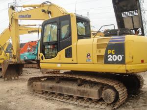 Quality Japanese Second Hand Komatsu Excavator PC200 - 8 , Earth Moving Equipment 95% UC wholesale