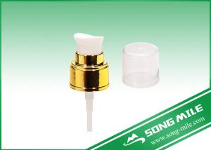 Quality White and Gold UV Coating Treatment Cream Pump in Size 24/410 wholesale