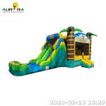 OEM ODM Outdoor Inflatable Bounce House 0.55mm PVC Inflatable Bouncer Combo