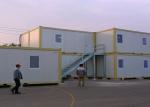 External Stairs Storage Container Houses , Shipping Container Storage For