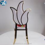 Flower Design High Back Wedding Chair Royal Furniture Chair 49X56X107cm