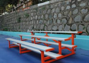 Quality Portable Temporary Spectator Stands With Fixed Bleacher / Pneumatic Wheels wholesale