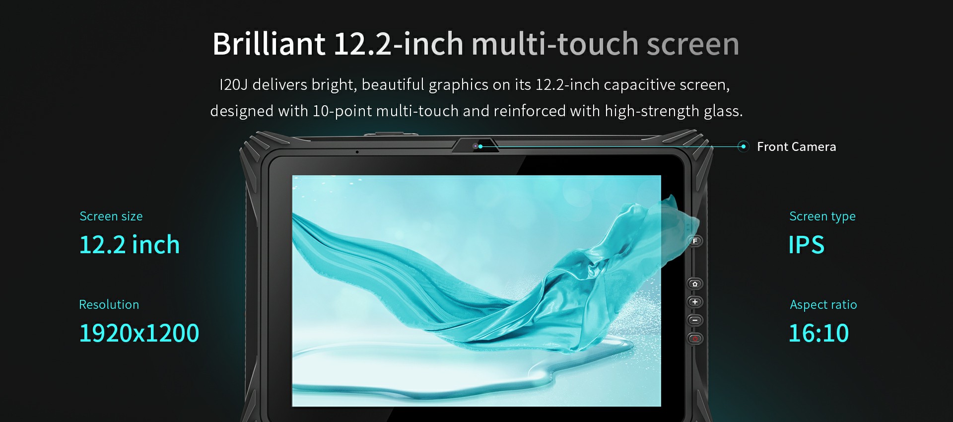 ODM/OEM EM-I20J Industrial 12 Inch Rugged PC With Touch Screen And 5G/4G Connectivity
