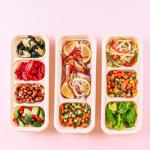 Rectangular Biodegradable Meal Prep Containers 2 Compartment Eco Disposable