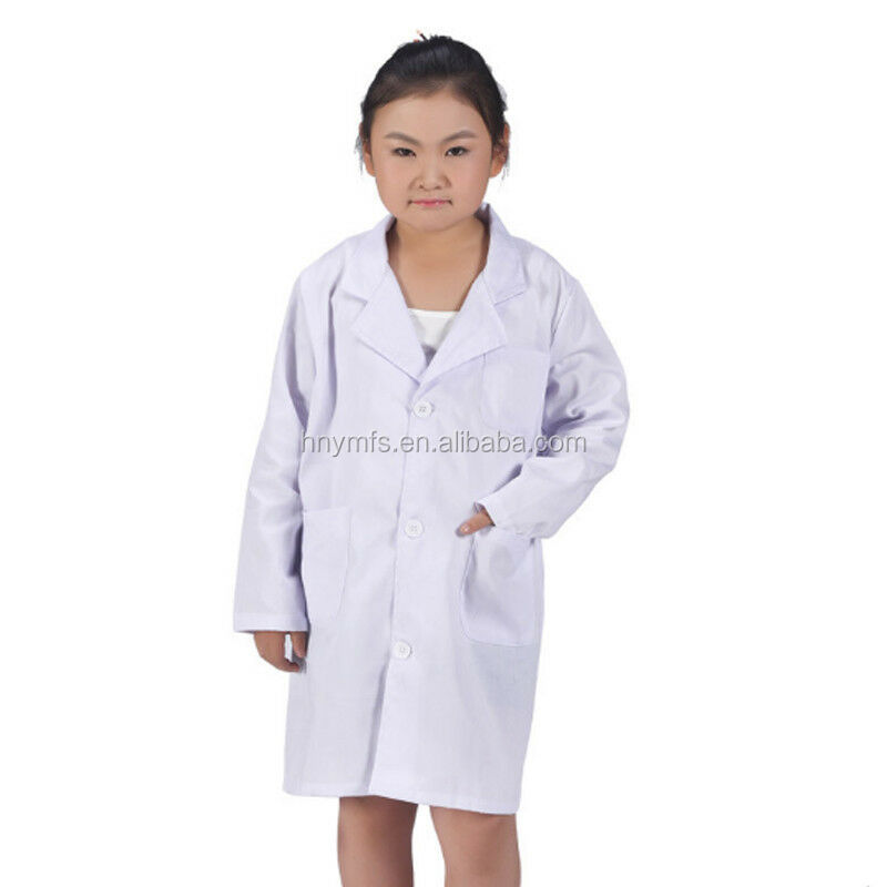 Custom Size Kids Doctor Costume Scientist Children Surgeon Doctor Lab Coat