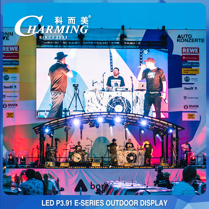 Outdoor Dancing Stage Rental LED Video Wall Display 3840Hz 3.91 E Series