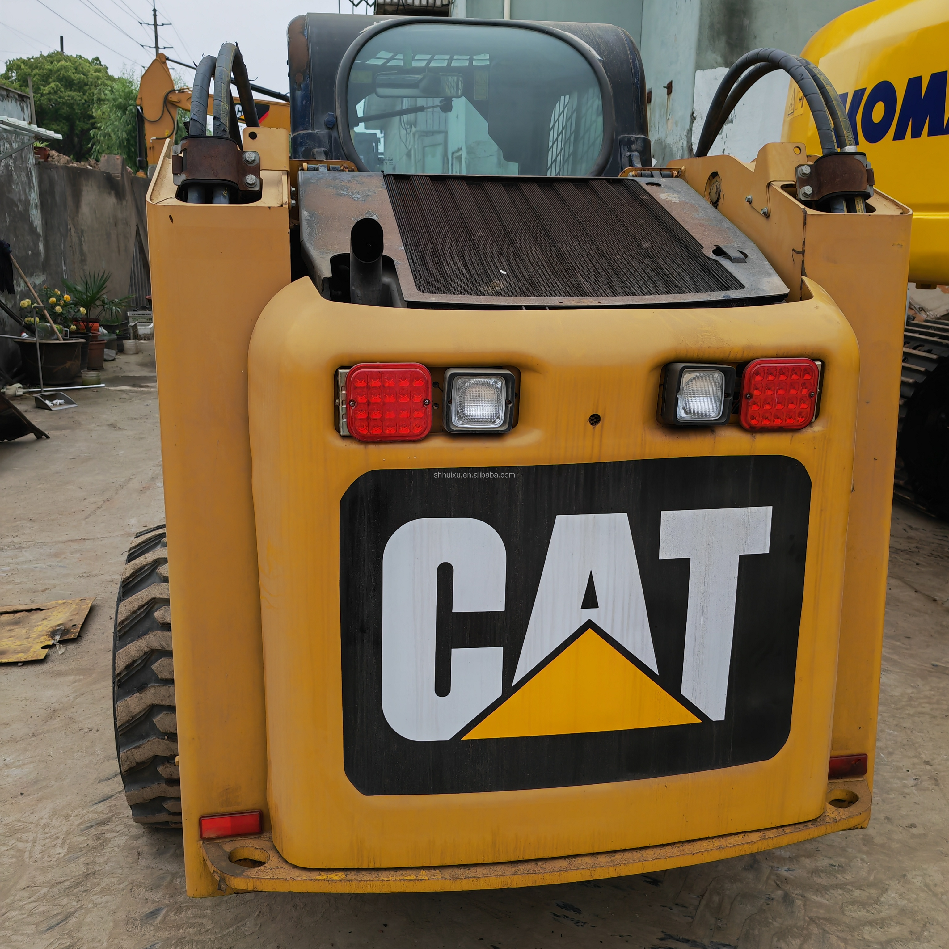 Used wheel Excavator good condition CAT246 reasonable price track