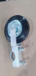Double Chain Link Cattle Fence Gate Wheel Metal Tube Swing Gate Caster 6"